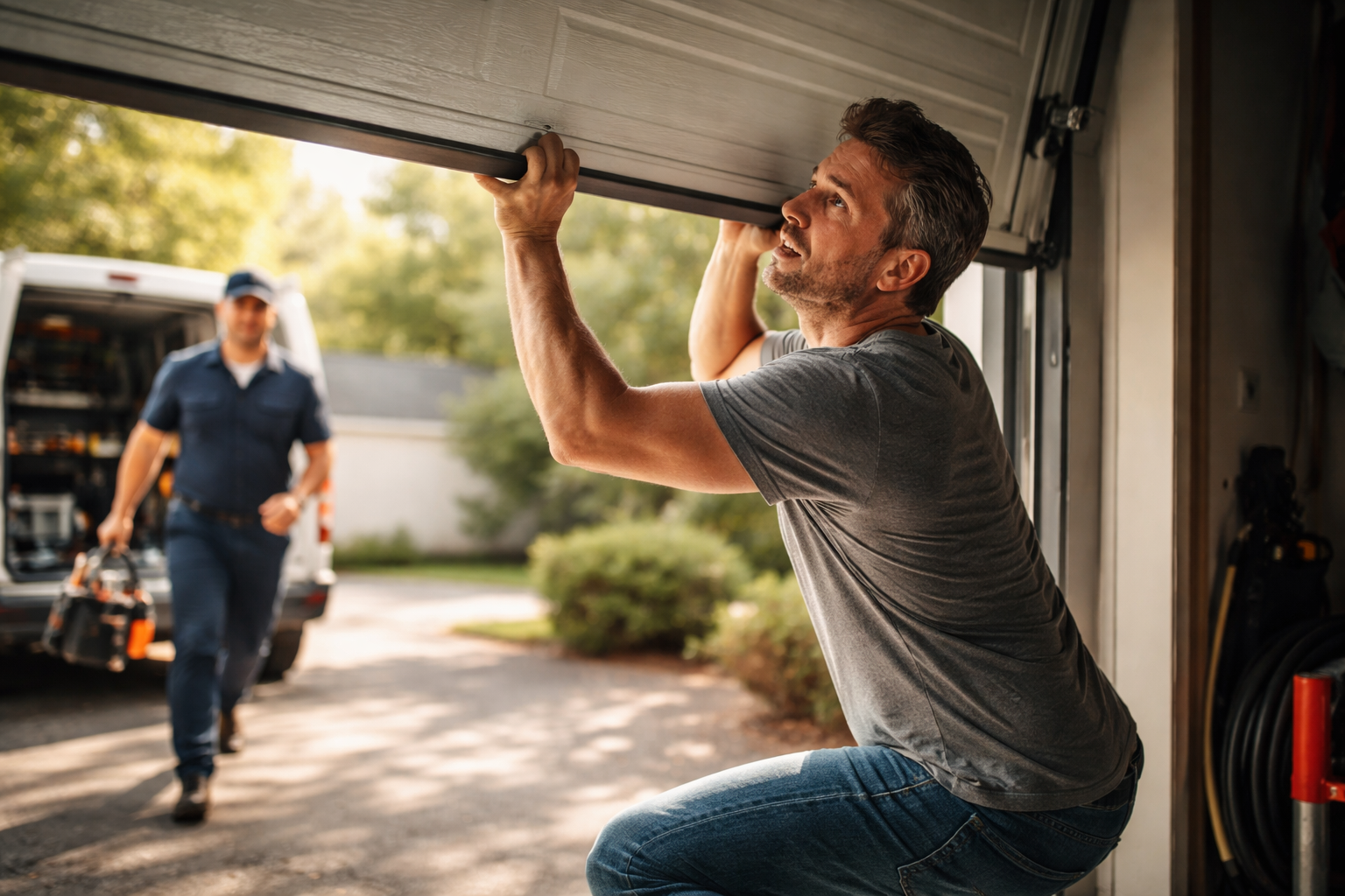 Emergency Garage Door Services: What to Do When Your Door Won’t Open