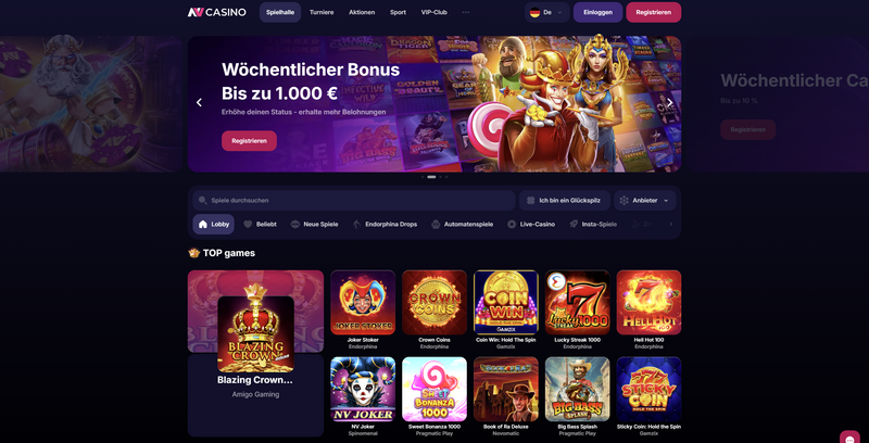 NV Casino-recensie NV Casino-recensie