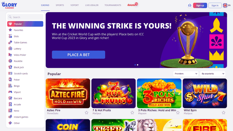 Just How to Win Big: Tips for Success on Glory Casino Slot Machines
